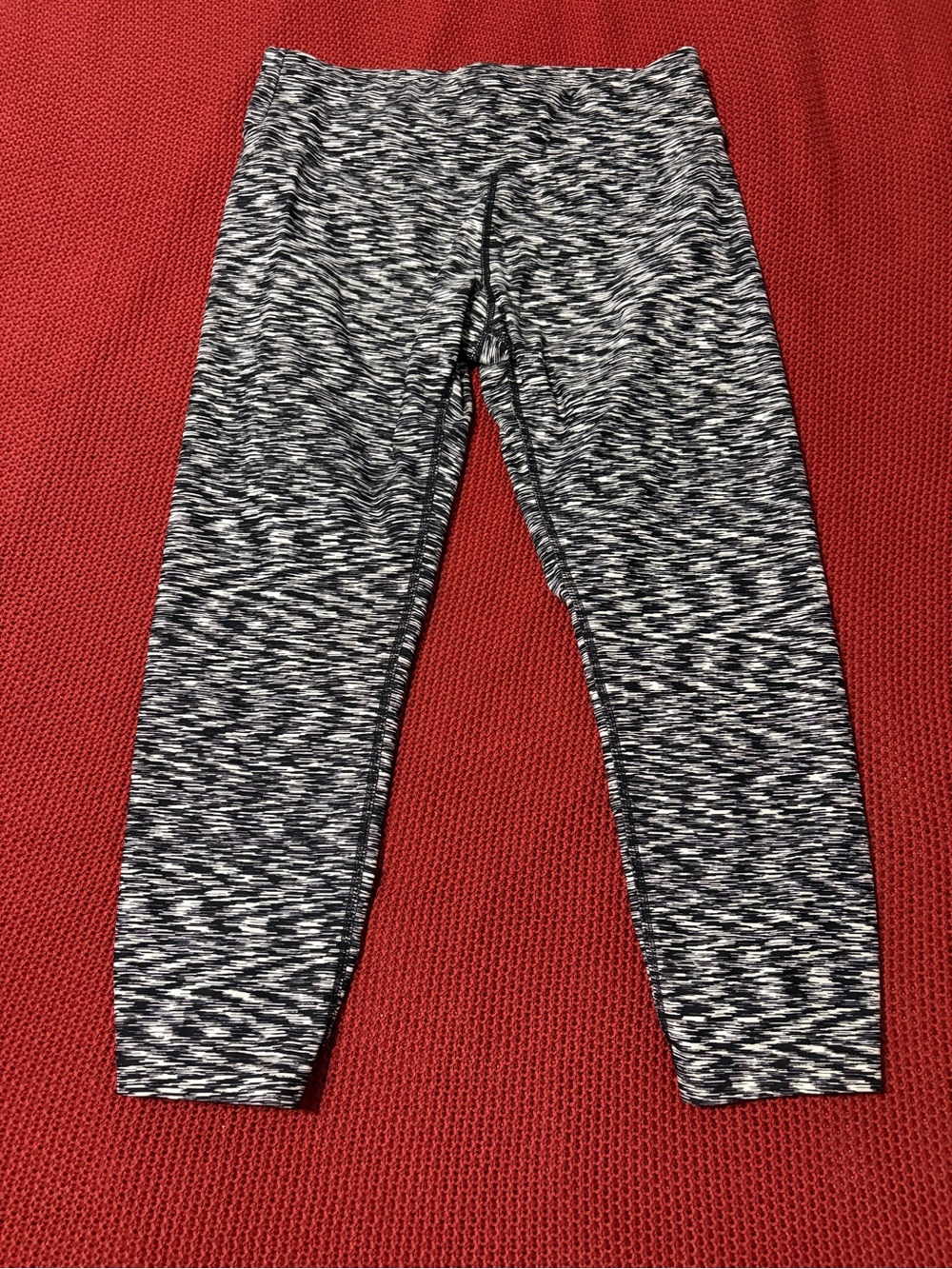 Calvin Klein Black and White Marled Women’s Leggings
